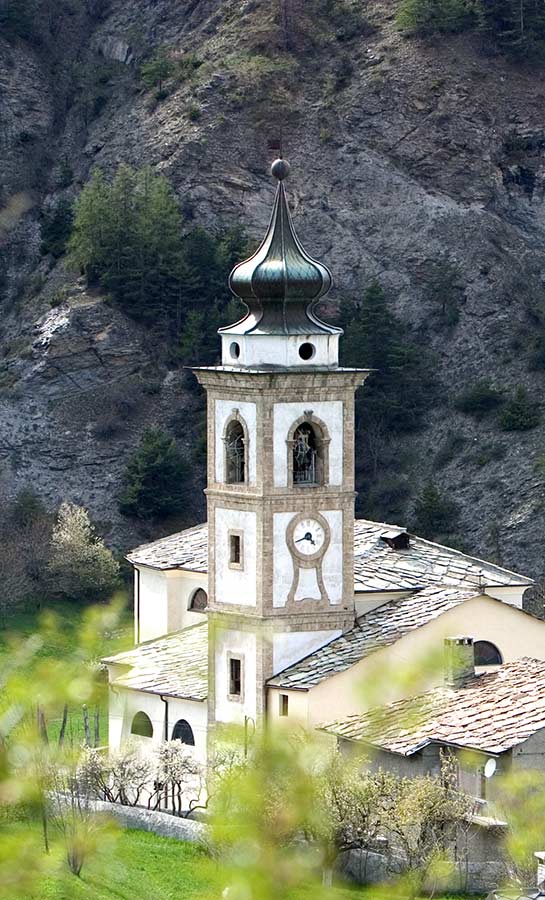 Church in Oulx, Piemonte, Italy